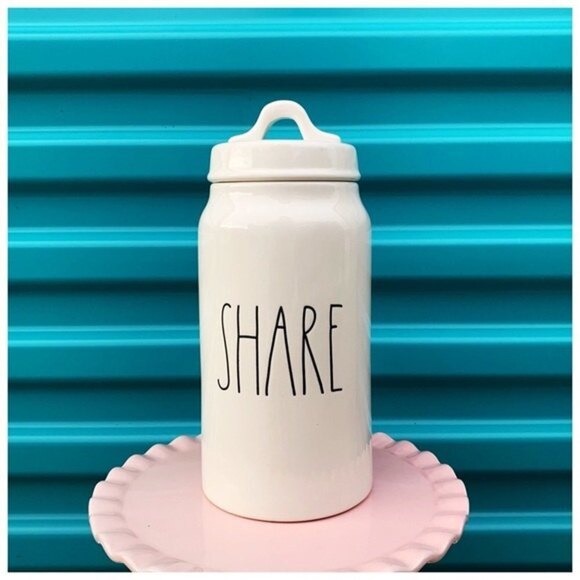 Rae Dunn Share Canister - Picture 1 of 2